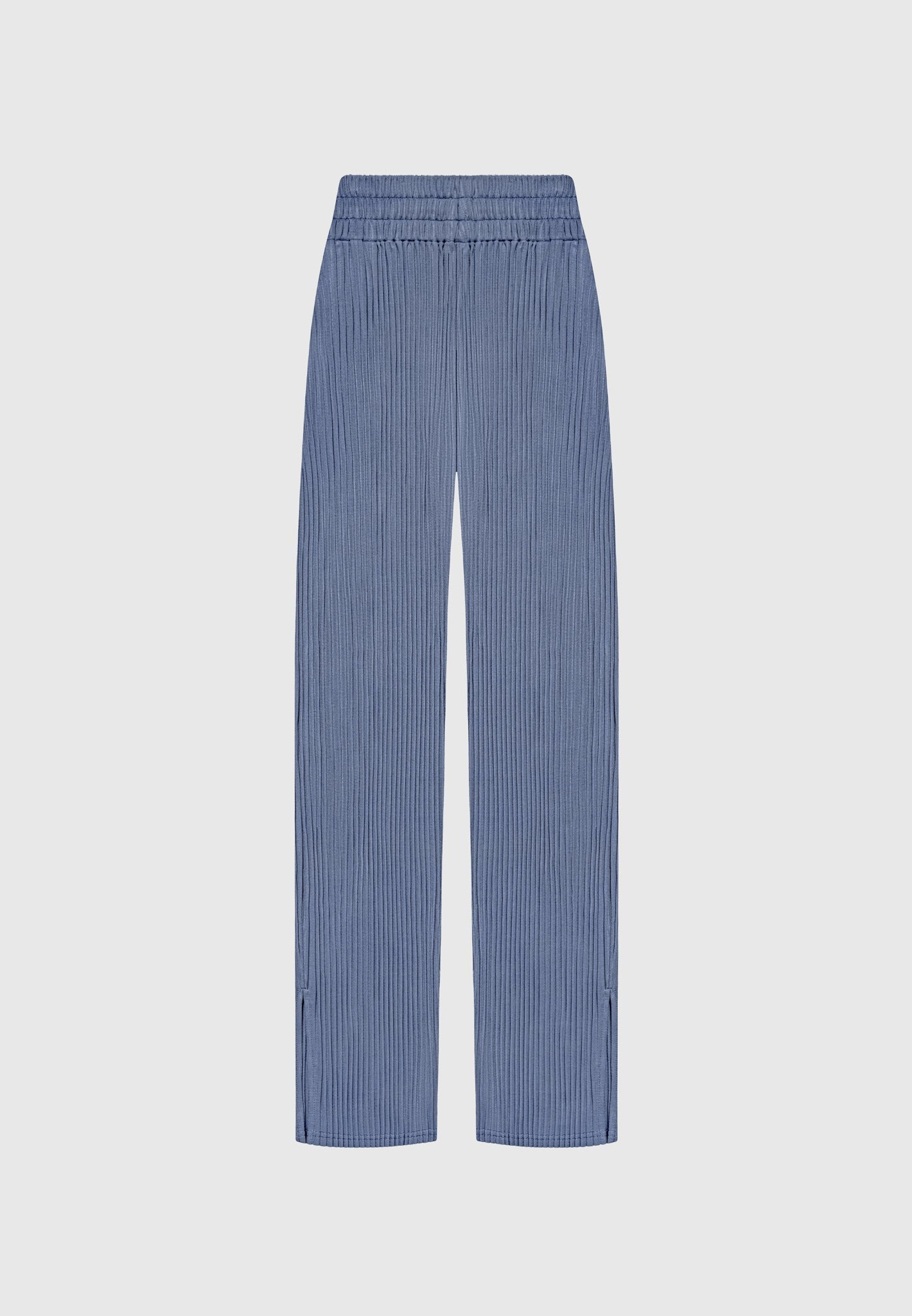 Pleated Trousers - Steel Blue